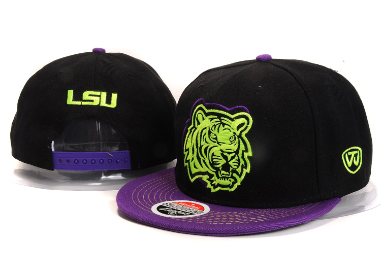 NCAA Louisiana State Z Snapback Hat #01